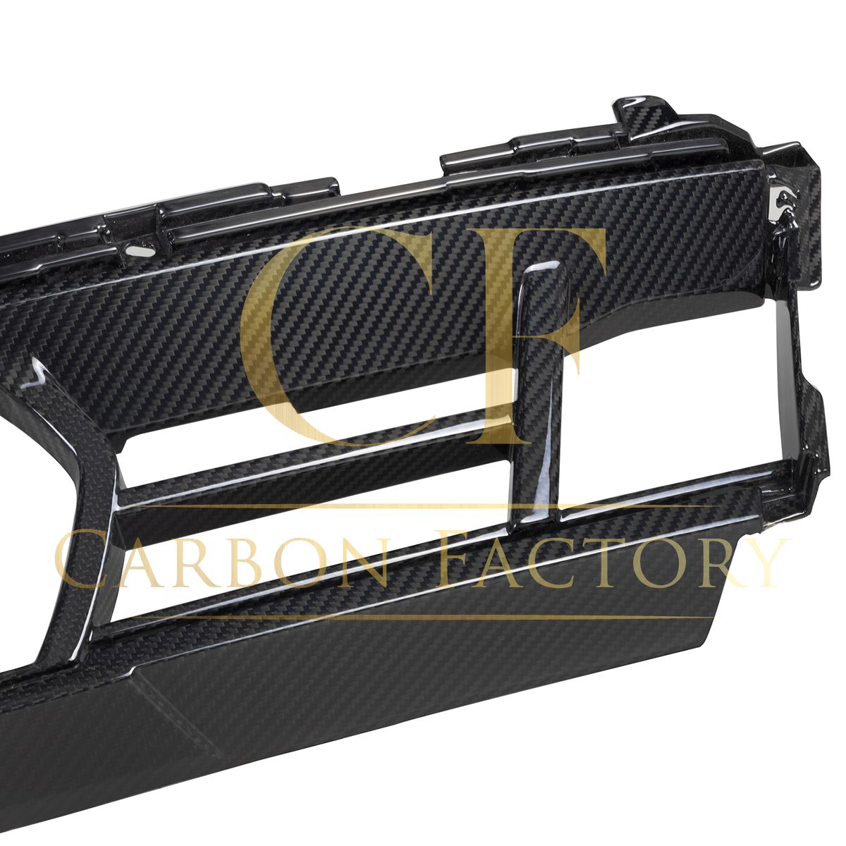 SQ Style Pre-Preg Carbon Fibre Front Centre Trims for BMW G05 X5 LCI 23-25-Carbon Factory