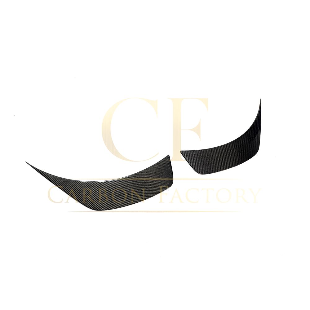 Tesla Model 3 CS Style Carbon Fibre Rear Bumper Canards 16-23 by Carbon Factory-Carbon Factory