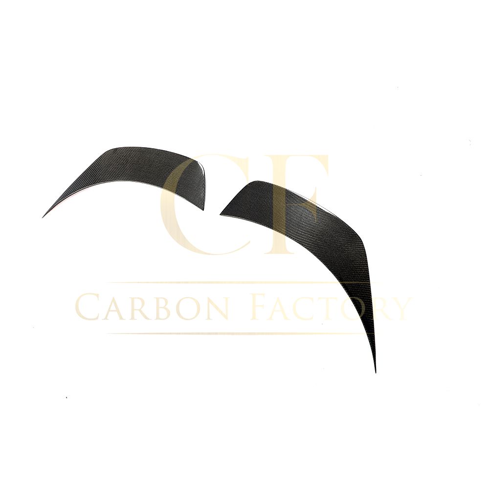 Tesla Model 3 CS Style Carbon Fibre Rear Bumper Canards 16-23 by Carbon Factory-Carbon Factory