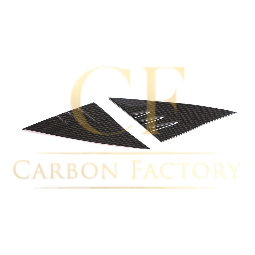 Tesla Model 3 Carbon Fibre A Pillar Window Covers 16-20 by Carbon Factory-Carbon Factory