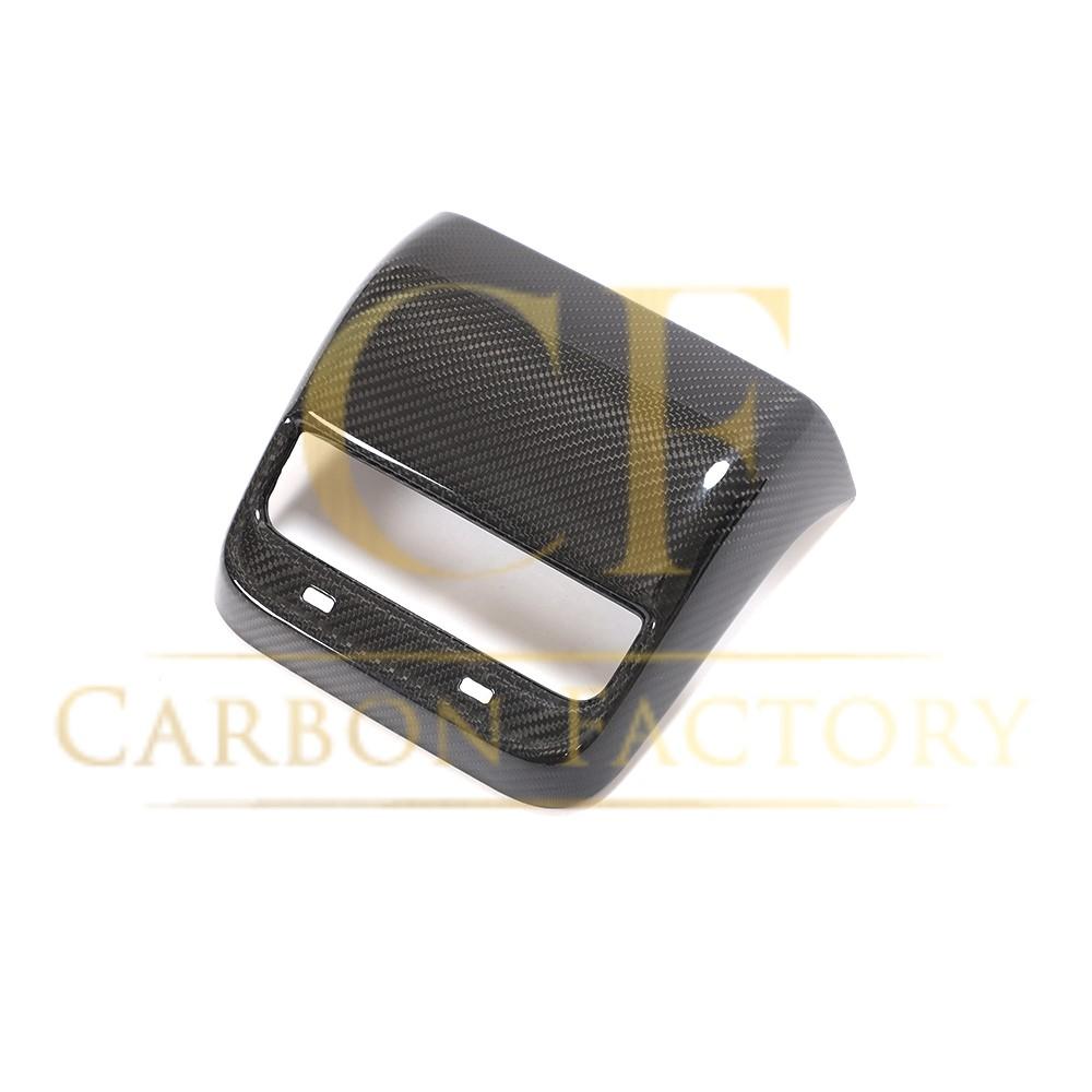 Tesla Model 3 Carbon Fibre Rear Air Conditioning Trim Covers 16-20 by Carbon Factory-Carbon Factory