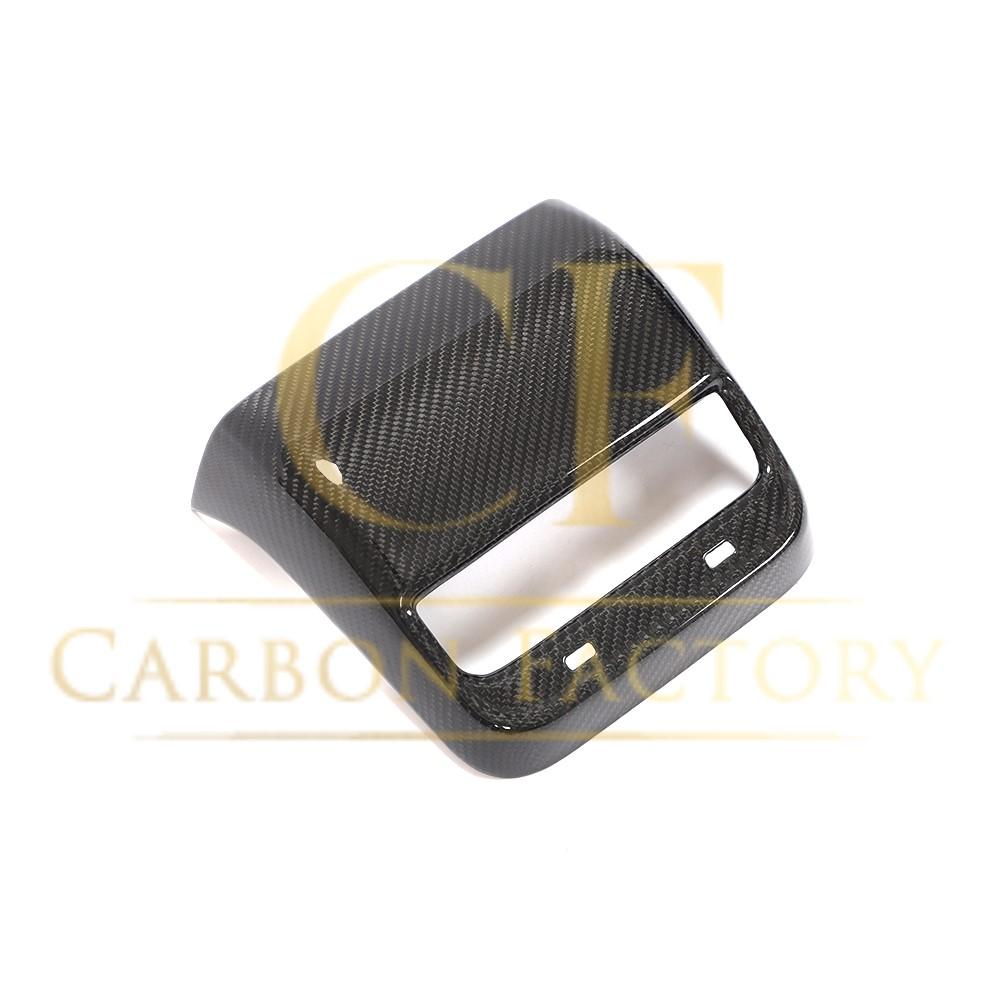 Tesla Model 3 Carbon Fibre Rear Air Conditioning Trim Covers 16-20 by Carbon Factory-Carbon Factory