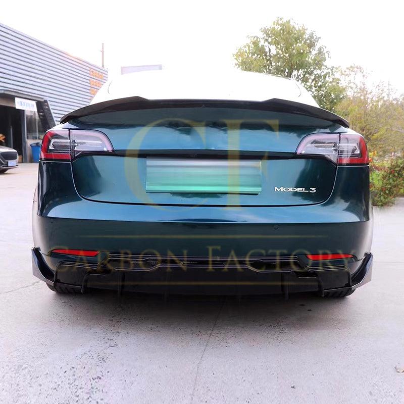 Tesla Model 3 Competition Style Gloss Black Kit 16-23 by Carbon Factory-Carbon Factory