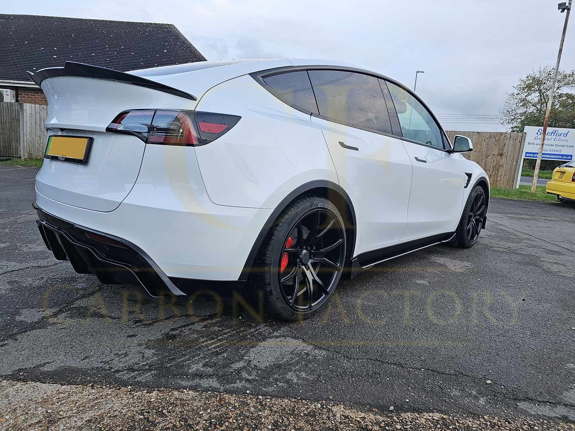 Tesla Model 3 Competition Style Gloss Black Kit 16-23 by Carbon Factory-Carbon Factory