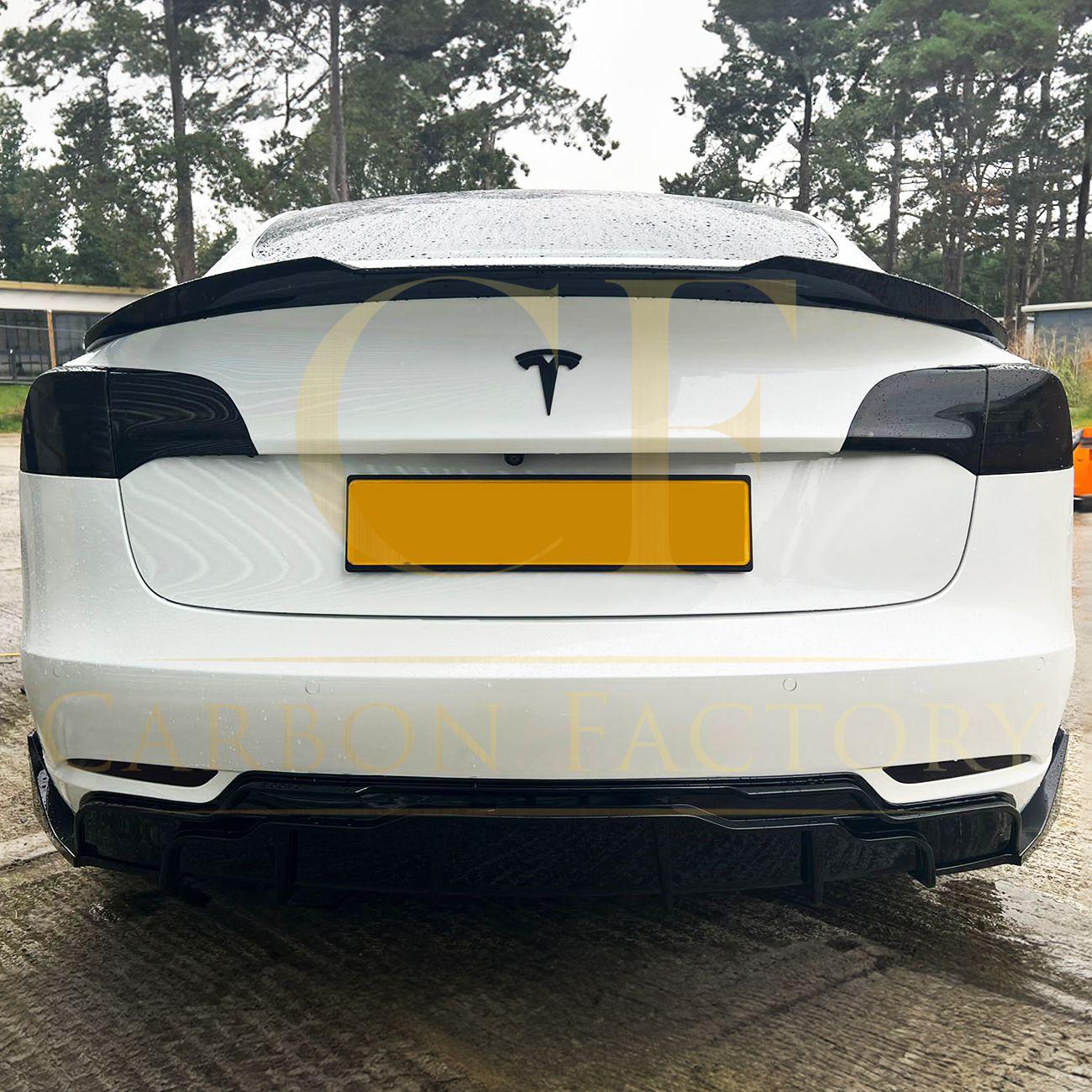 Tesla Model 3 Competition Style Gloss Black Kit 16-23 by Carbon Factory-Carbon Factory