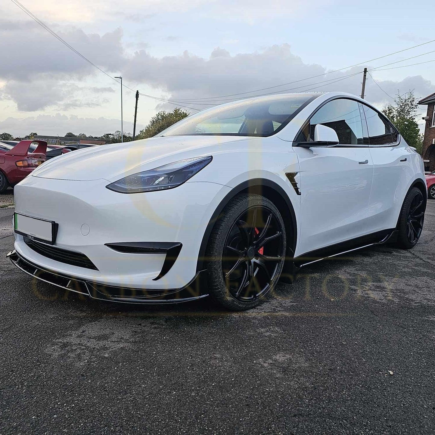 Tesla Model 3 Competition Style Gloss Black Kit 16-23 by Carbon Factory-Carbon Factory