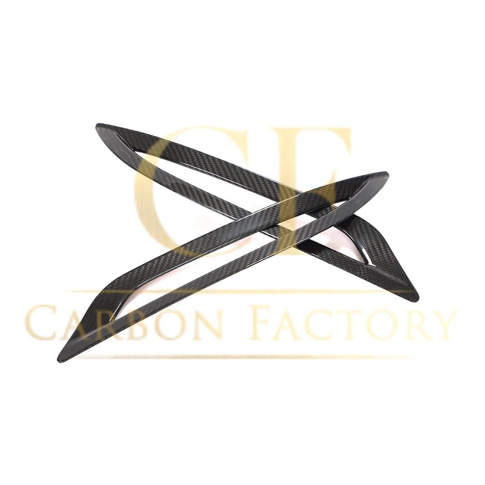 Tesla Model 3 Dry Carbon Rear Bumper Reflector Cover Trims 16-20 by Carbon Factory-Carbon Factory