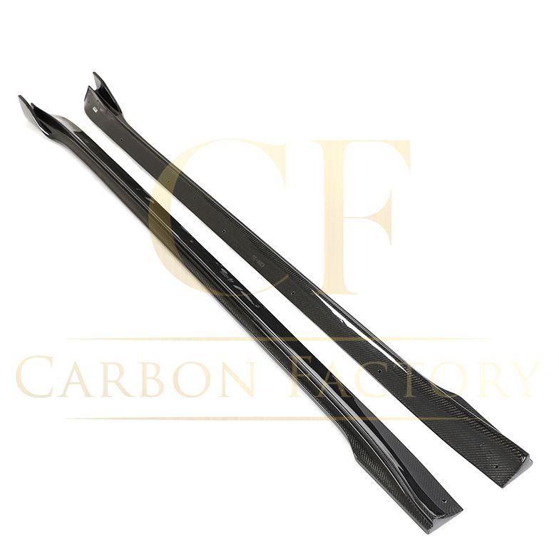 Tesla Model 3 Facelift V Style Carbon Fibre Side Skirt 18-Present-Carbon Factory