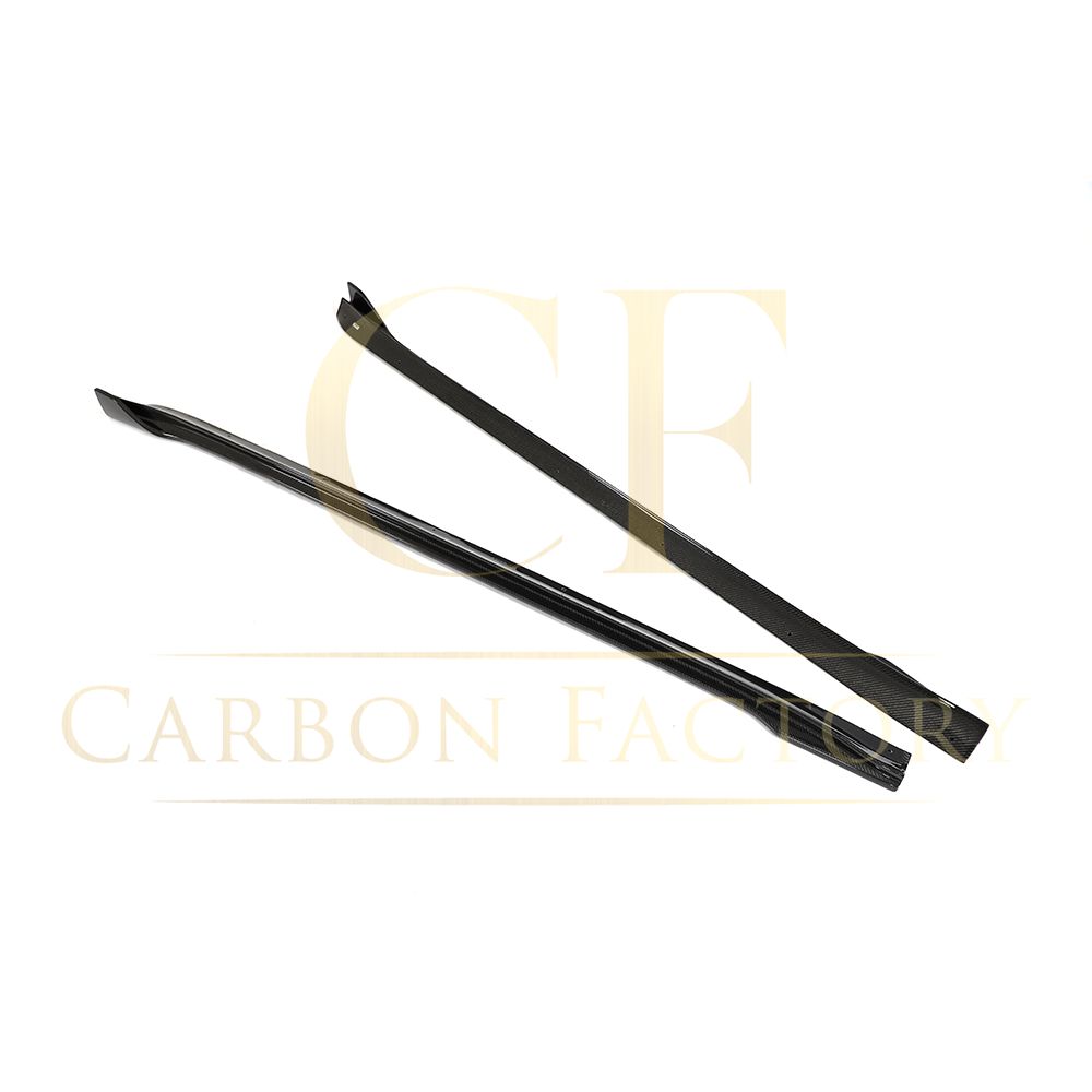 Tesla Model 3 Facelift V Style Carbon Fibre Side Skirts 18-23 by Carbon Factory-Carbon Factory