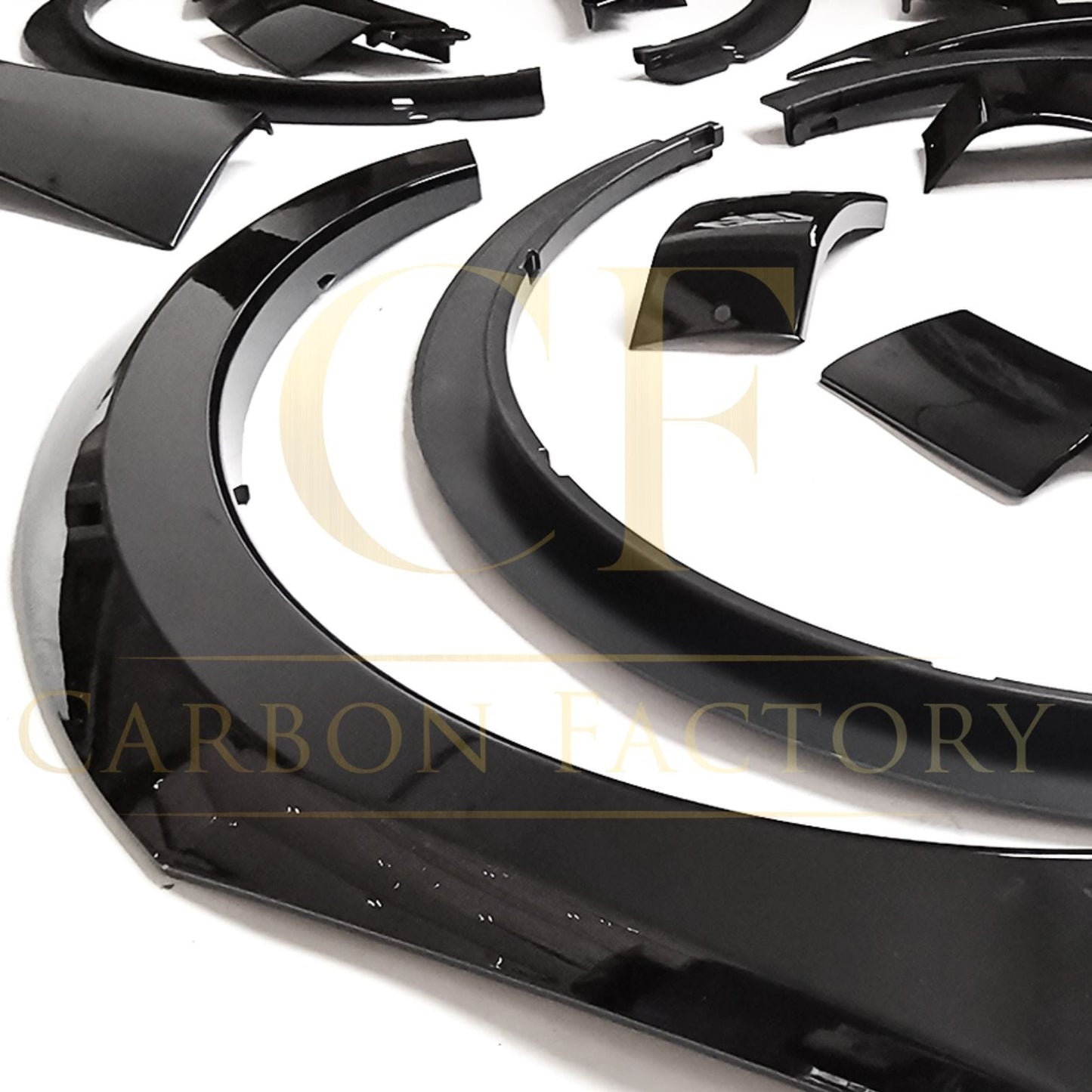 Tesla Model 3 Gloss Black Wheel Fender Arches 19-23 by Carbon Factory-Carbon Factory