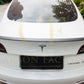 Tesla Model 3 OEM Style Pre-preg Matt Carbon Fibre Boot Spoiler 16-23 by Carbon Factory-Carbon Factory