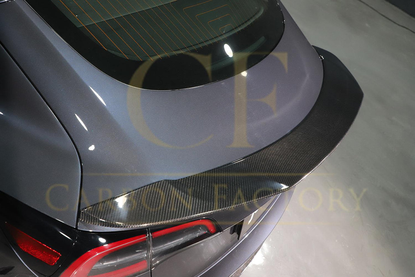 Tesla Model 3 R Style Carbon Fibre Boot Spoiler 16-23 by Carbon Factory-Carbon Factory