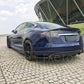 Tesla Model S 70D Carbon Fibre Rear Diffuser Extensions 16-17 by Carbon Factory-Carbon Factory