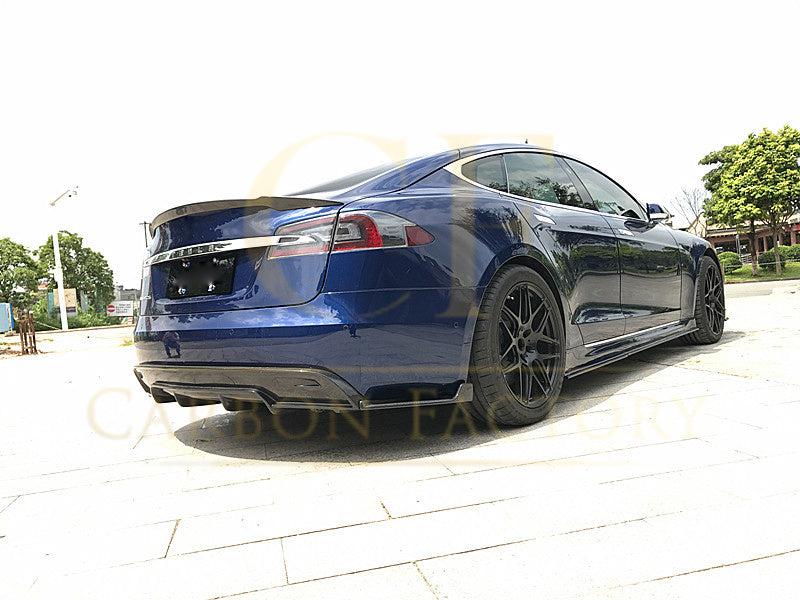 Tesla Model S C Style Carbon Fibre Boot Spoiler 13-22 by Carbon Factory-Carbon Factory