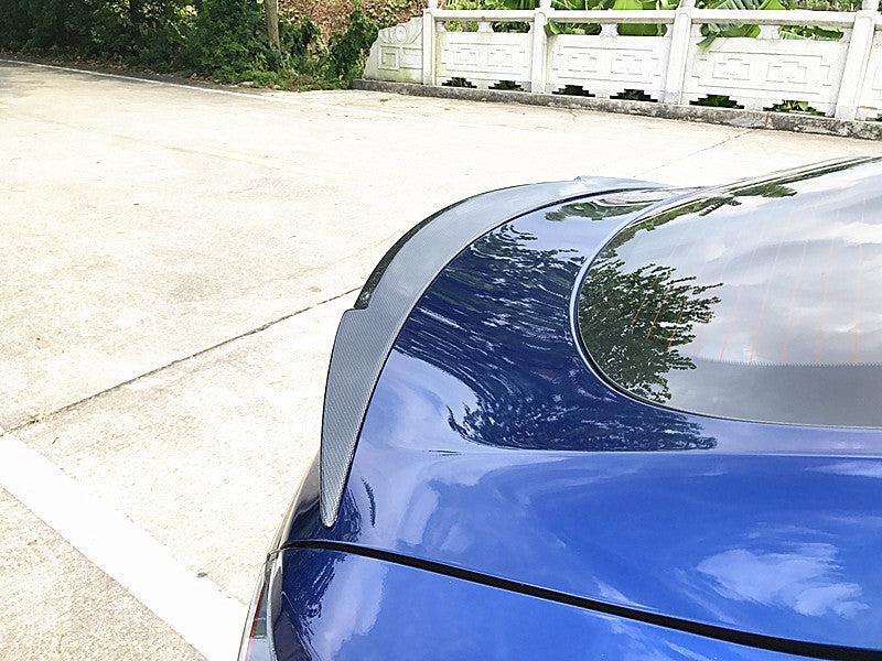 Tesla Model S C Style Carbon Fibre Boot Spoiler 13-22 by Carbon Factory-Carbon Factory