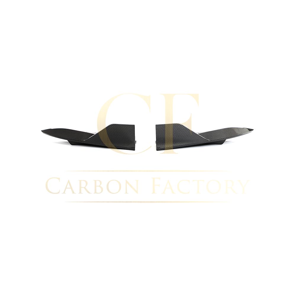 Tesla Model S Facelift V style Carbon Fibre Rear Bumper Extension 21-Present-Carbon Factory