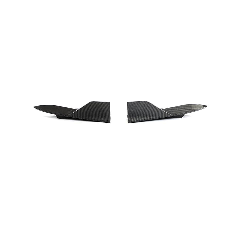 Tesla Model S Facelift V style Carbon Fibre Rear Bumper Extension 21-Present-Carbon Factory