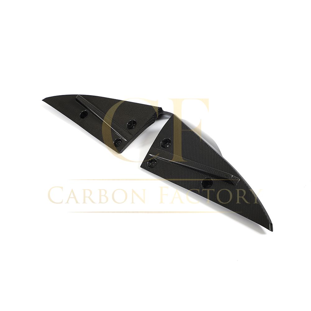 Tesla Model S Facelift V style Carbon Fibre Rear Bumper Extensions 21-Present by Carbon Factory-Carbon Factory