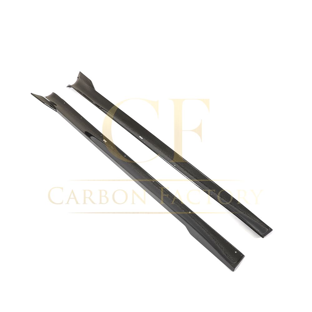 Tesla Model S Facelift V style Carbon Fibre Side Skirts 21-Present by Carbon Factory-Carbon Factory