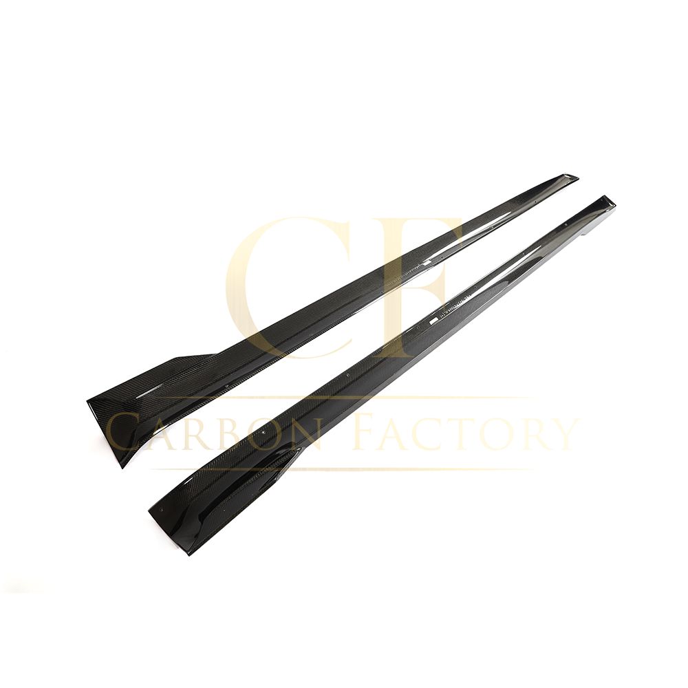 Tesla Model S Facelift V style Carbon Fibre Side Skirts 21-Present by Carbon Factory-Carbon Factory