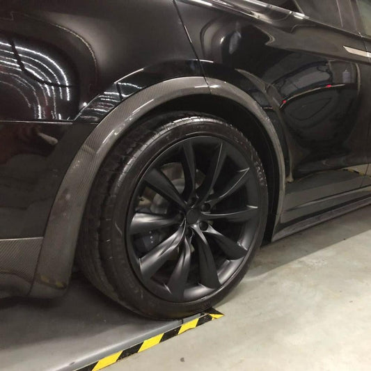 Tesla Model X Carbon Fibre Wheel Fender Arches 16-Present by Carbon Factory-Carbon Factory