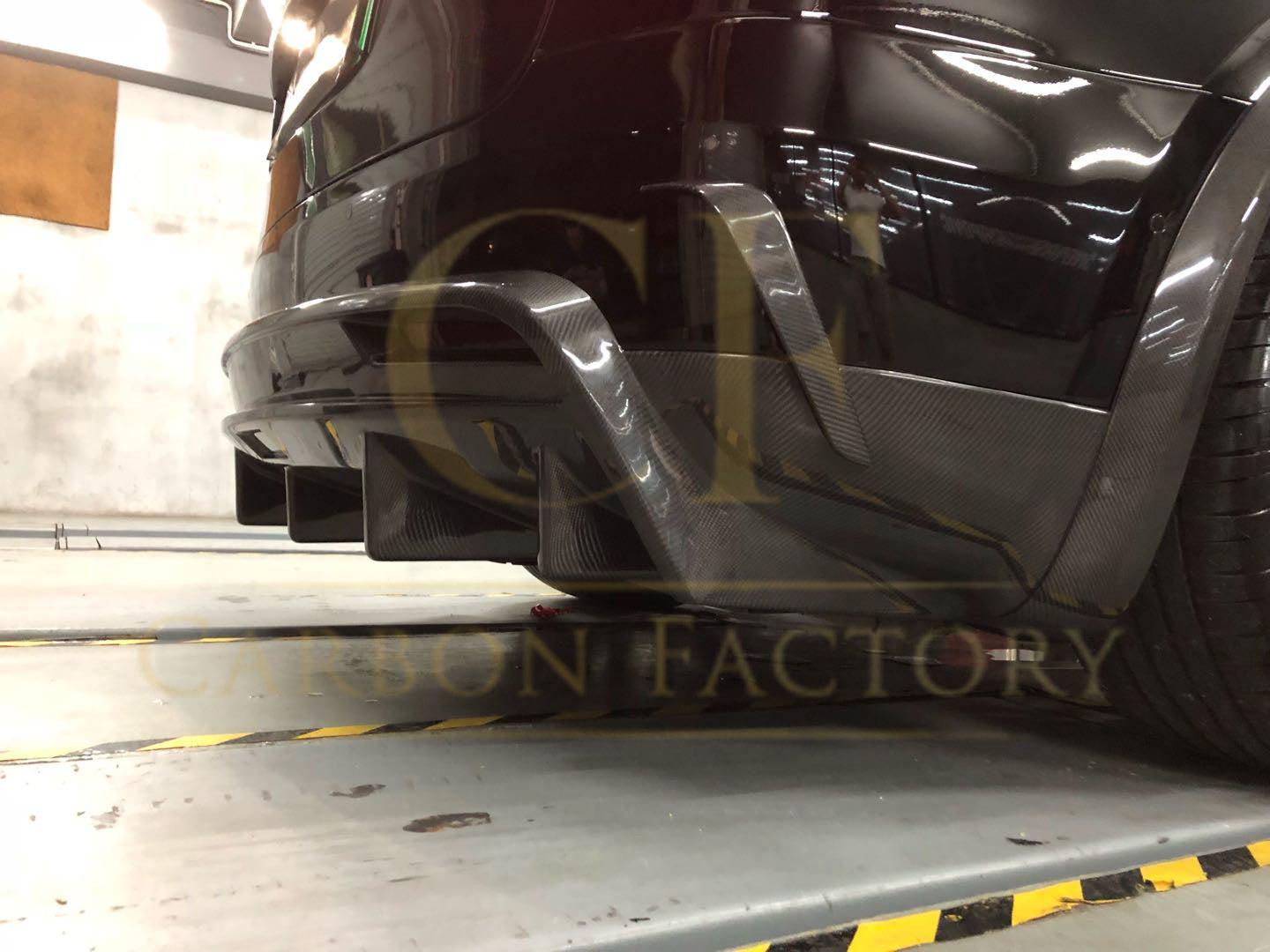 Tesla Model X V Style Carbon Fibre Rear Diffuser 16-Present by Carbon Factory-Carbon Factory