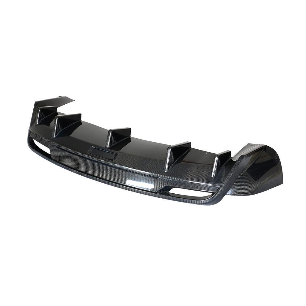 Tesla Model X V Style Carbon Fibre Rear Diffuser 16-Present by Carbon Factory-Carbon Factory