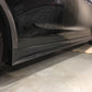 Tesla Model X V Style Carbon Fibre Side Skirts 16-Present by Carbon Factory-Carbon Factory