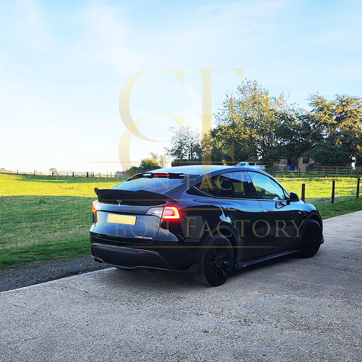 Tesla Model Y CS Style Carbon Fibre Rear Diffuser 19-24 by Carbon Factory-Carbon Factory