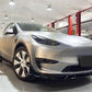 Tesla Model Y Competition Style Gloss Black Front Bumper Trims 19-24 by Carbon Factory-Carbon Factory