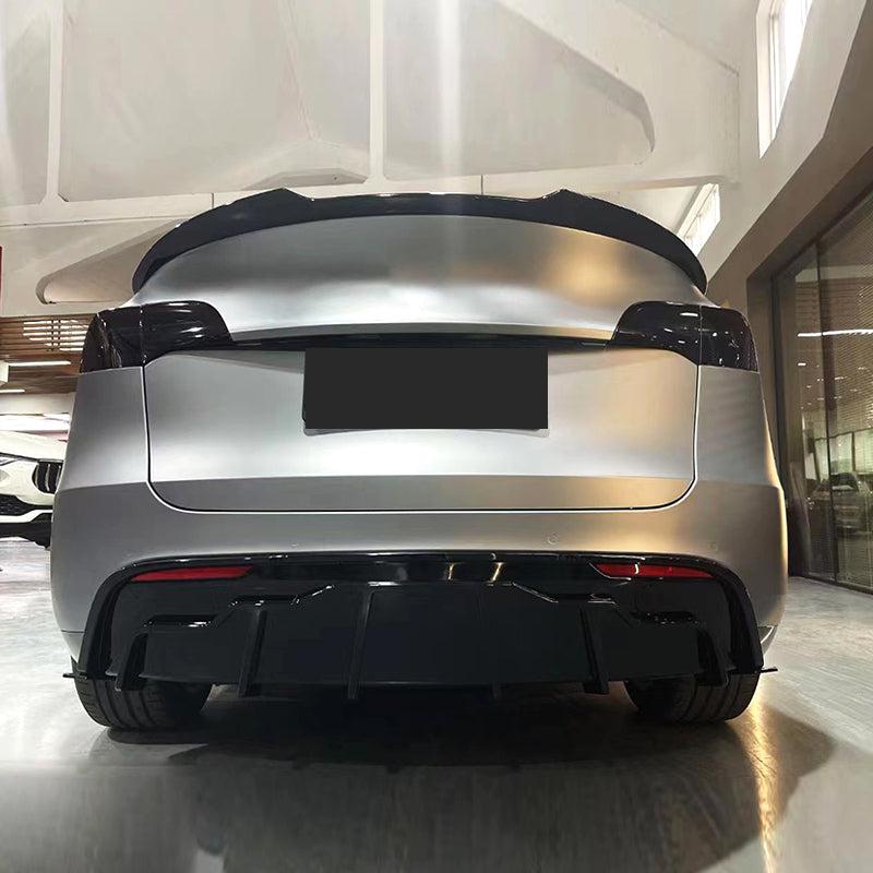 Tesla Model Y Competition Style Gloss Black Rear Diffuser 19-24 by Carbon Factory-Carbon Factory