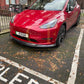 Tesla Model Y P Style Carbon Fibre Front Splitter 19-23 by Carbon Factory-Carbon Factory