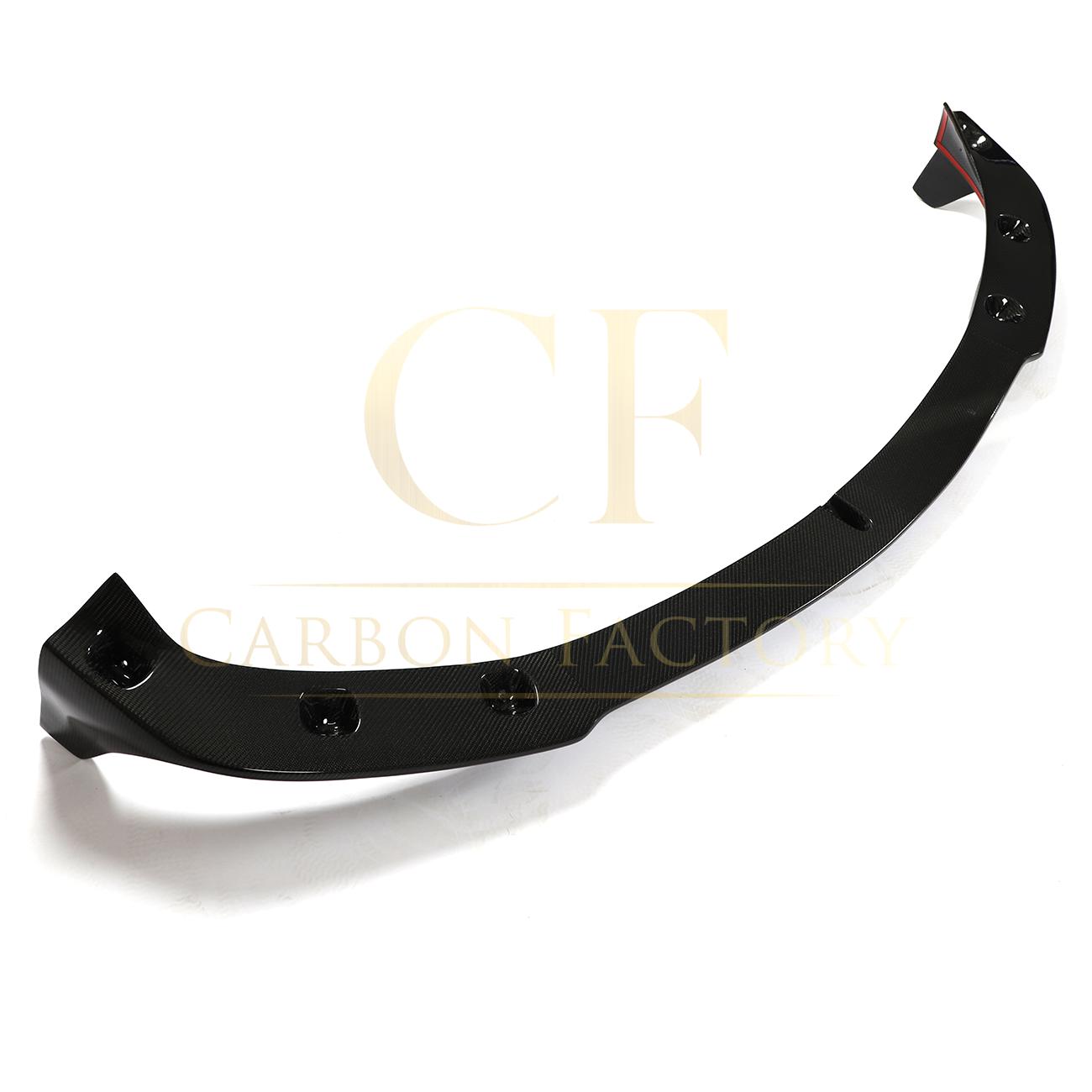 Tesla Model Y V Style Carbon Fibre Front Splitter 19-23 by Carbon Factory-Carbon Factory