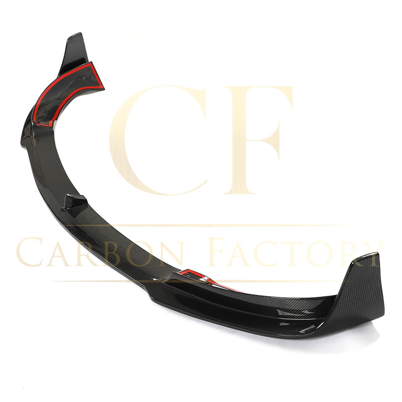 Tesla Model Y V Style Carbon Fibre Front Splitter 19-23 by Carbon Factory-Carbon Factory