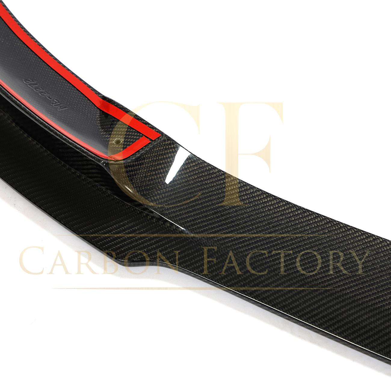 Tesla Model Y V Style Carbon Fibre Front Splitter 19-23 by Carbon Factory-Carbon Factory