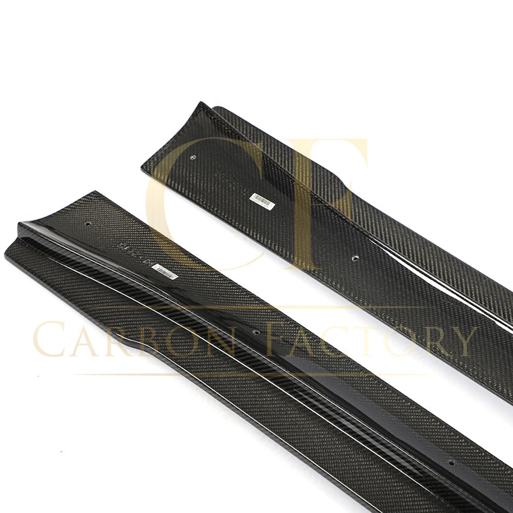 Tesla Model Y V Style Carbon Fibre Side Skirt 19-23-Carbon Factory