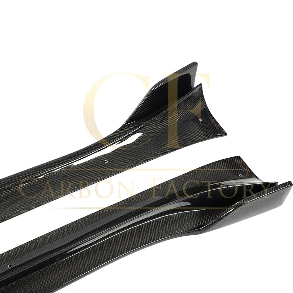 Tesla Model Y V Style Carbon Fibre Side Skirt 19-23-Carbon Factory