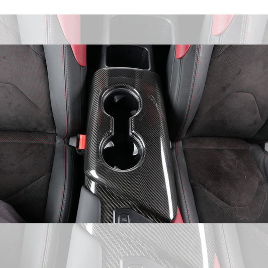 Toyota A90 Supra Pre-preg Carbon Fibre Interior Armrest Cover 19-Present (Lelf hand drive only)-Carbon Factory
