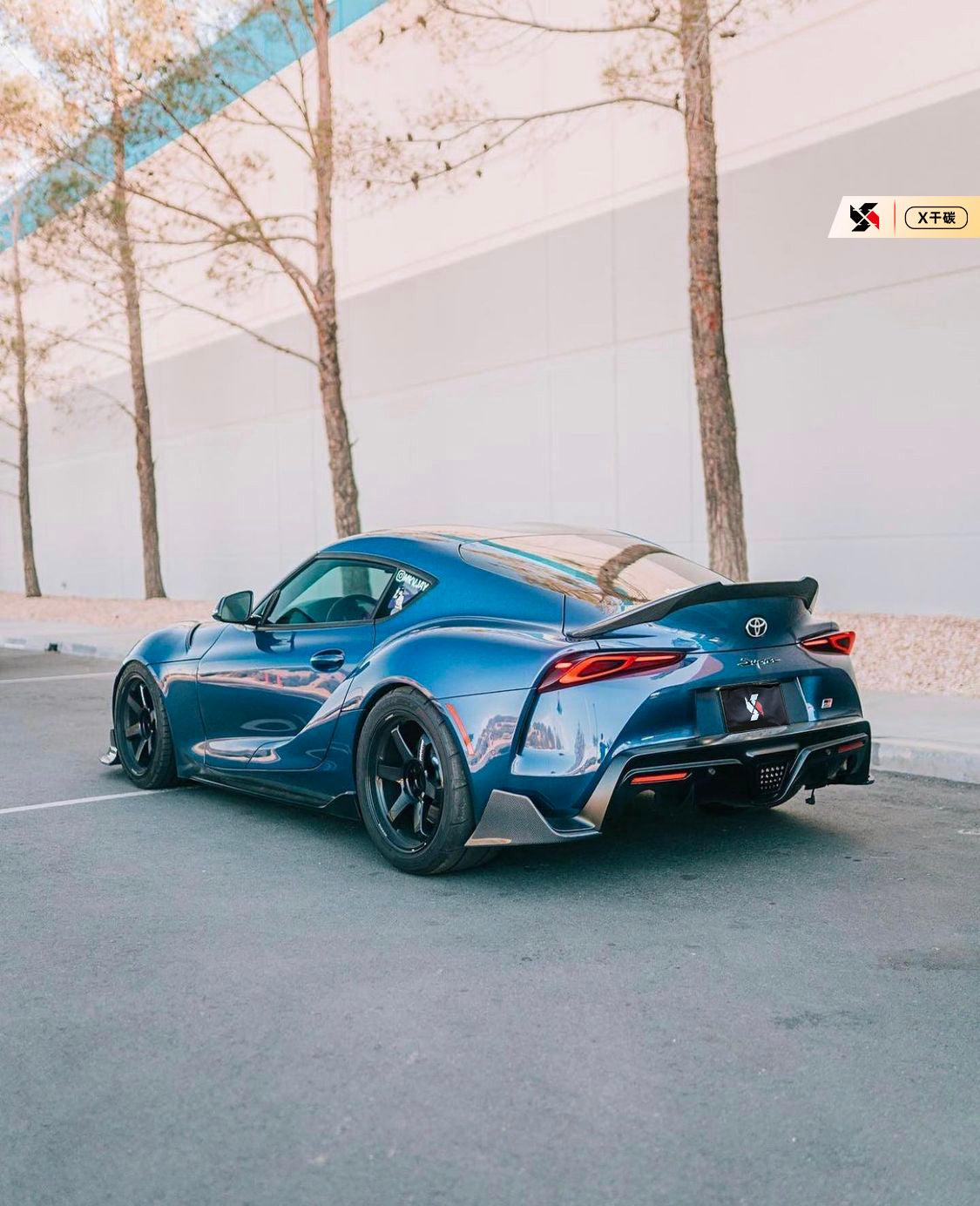 Toyota A90 Supra V Style Pre-preg Carbon Fibre Rear Spoiler 19-Present-Carbon Factory