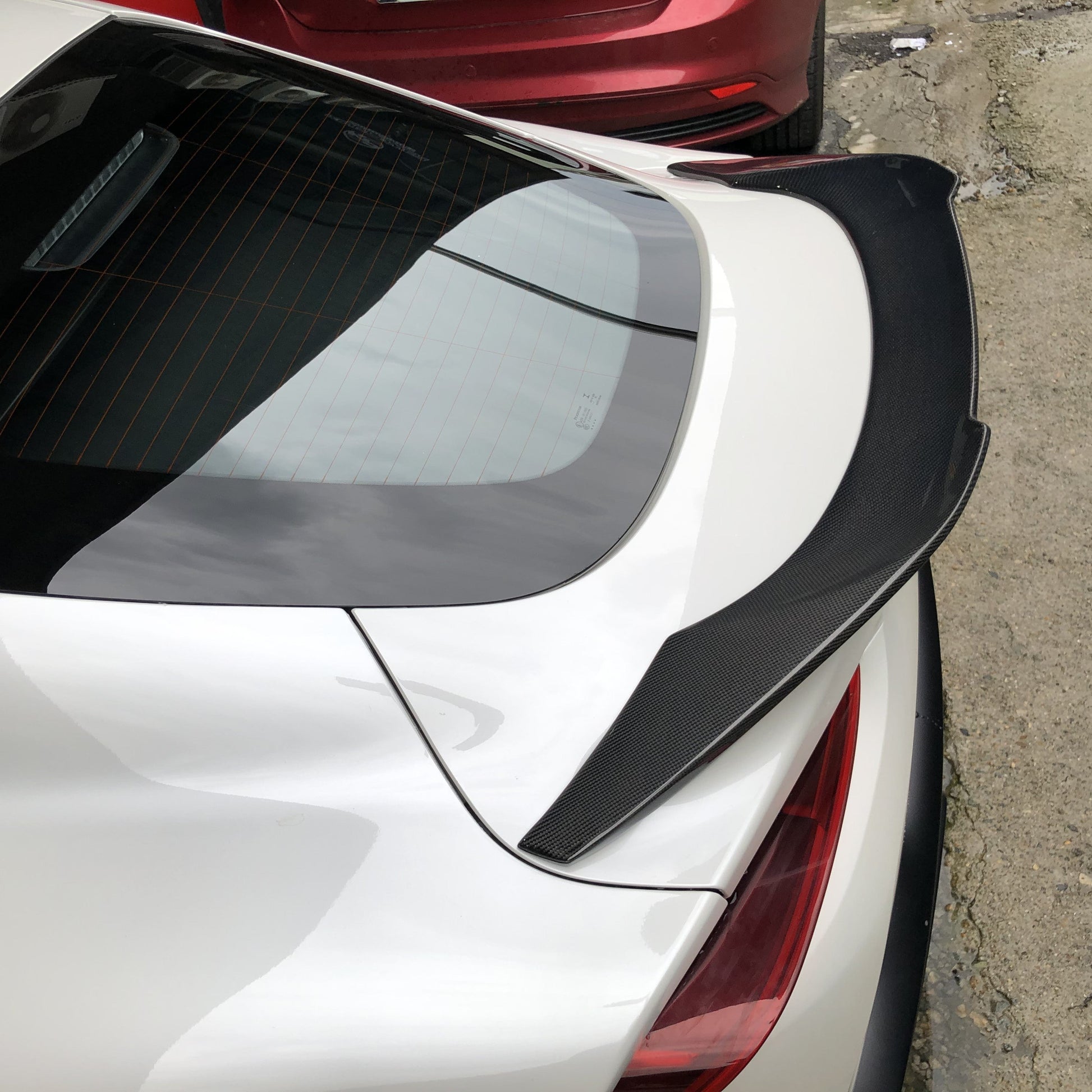 Toyota A90 Supra V Style Pre-preg Carbon Fibre Rear Spoiler 19-Present-Carbon Factory