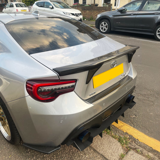 Toyota GT86 AB Style Carbon Fibre Boot Spoiler 12-20 by Carbon Factory-Carbon Factory