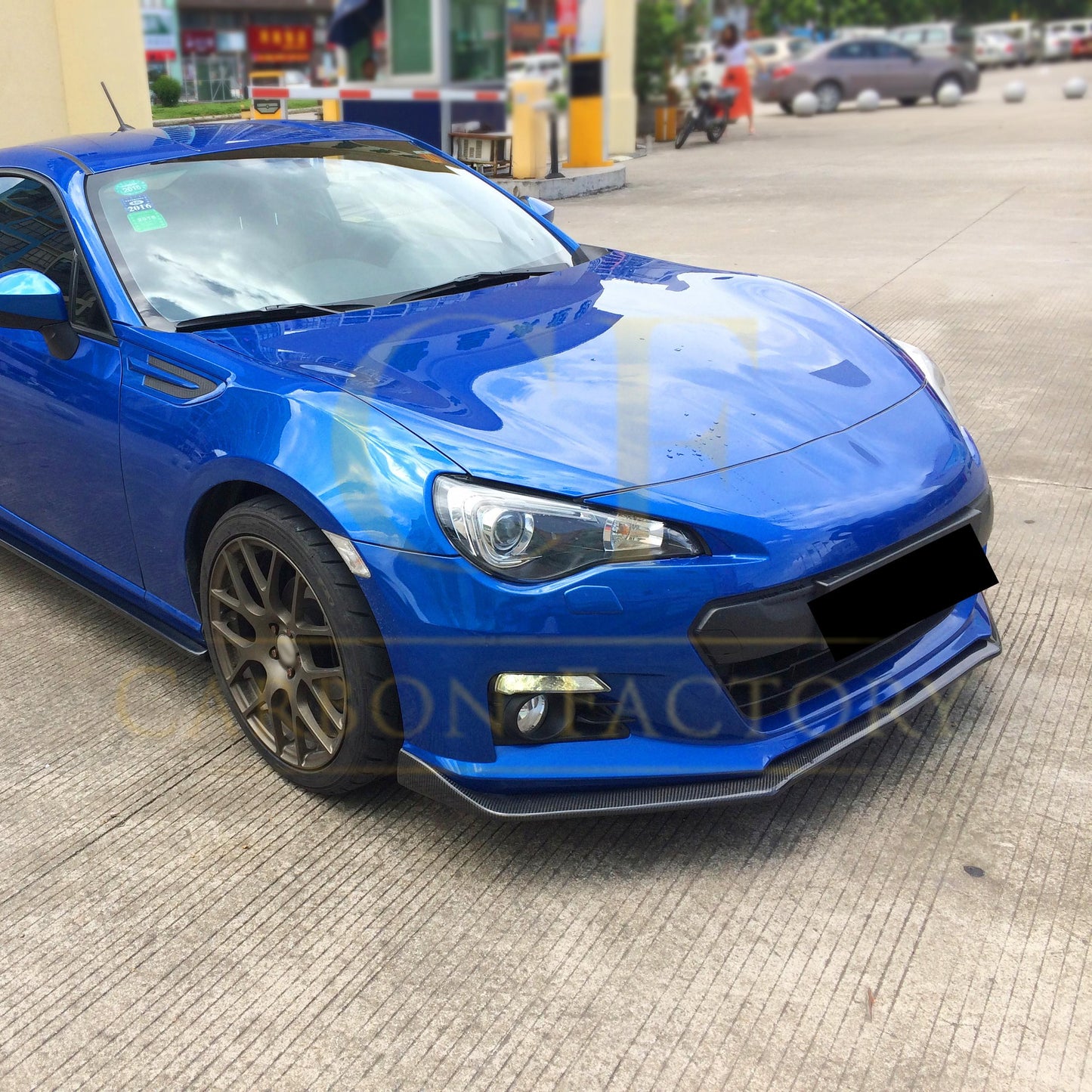 Toyota GT86 AC Style Carbon Fibre Front Splitter 13-16 by Carbon Factory-Carbon Factory