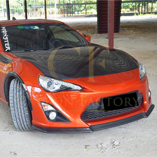 Toyota GT86 BM Style Carbon Fibre Front Splitter 13-16-Carbon Factory