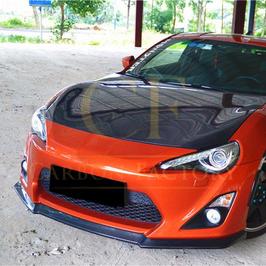 Toyota GT86 BM Style Carbon Fibre Front Splitter 13-16-Carbon Factory