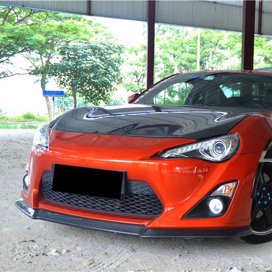 Toyota GT86 BM Style Carbon Fibre Front Splitter 13-16-Carbon Factory