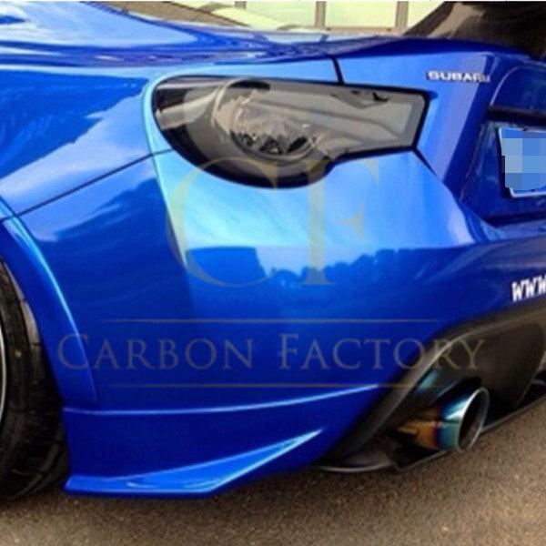 Toyota GT86 EL Style Carbon Fibre Rear Bumper Trims 12-20 by Carbon Factory-Carbon Factory