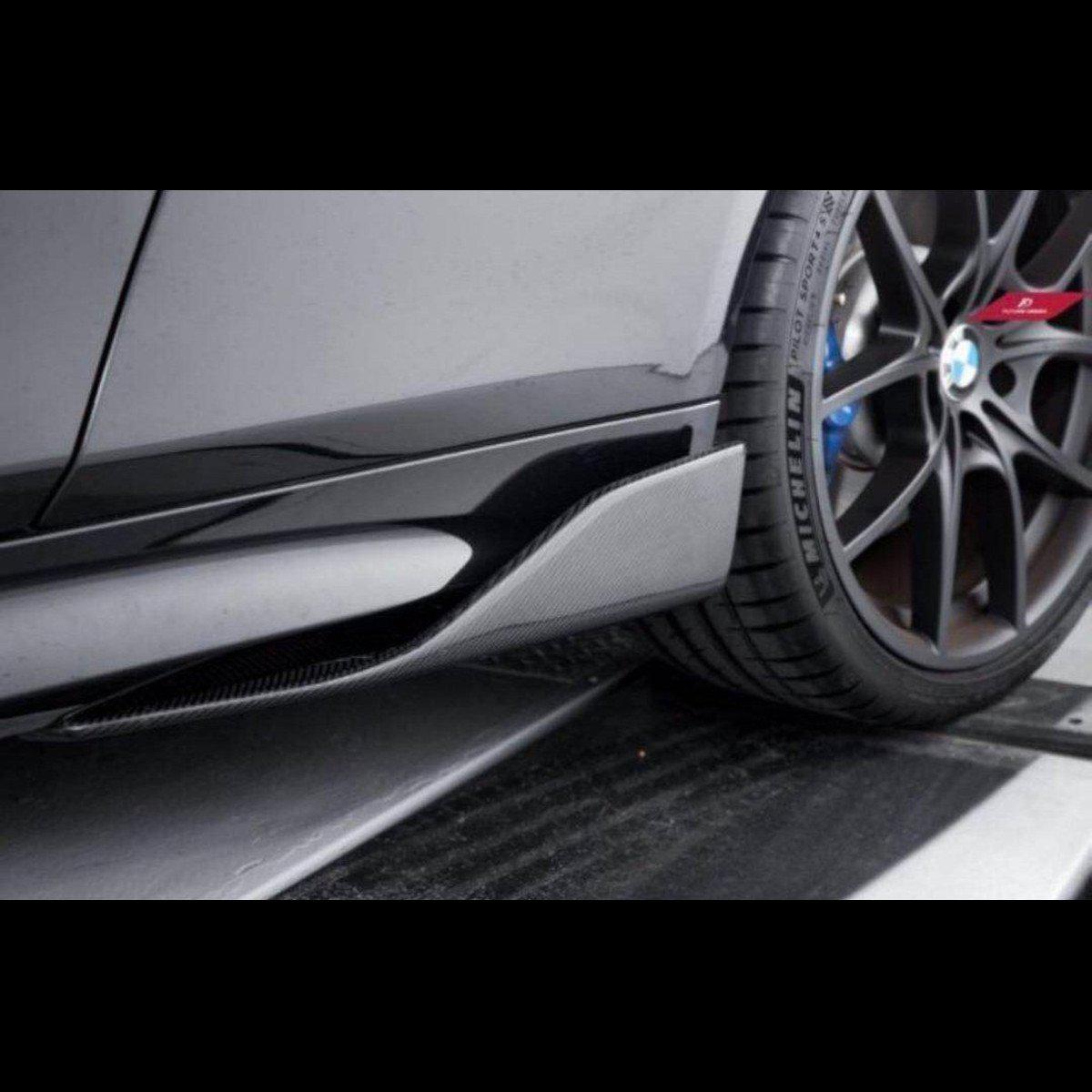 Universal Carbon Fibre Side Skirt Style E by Carbon Factory-Carbon Factory