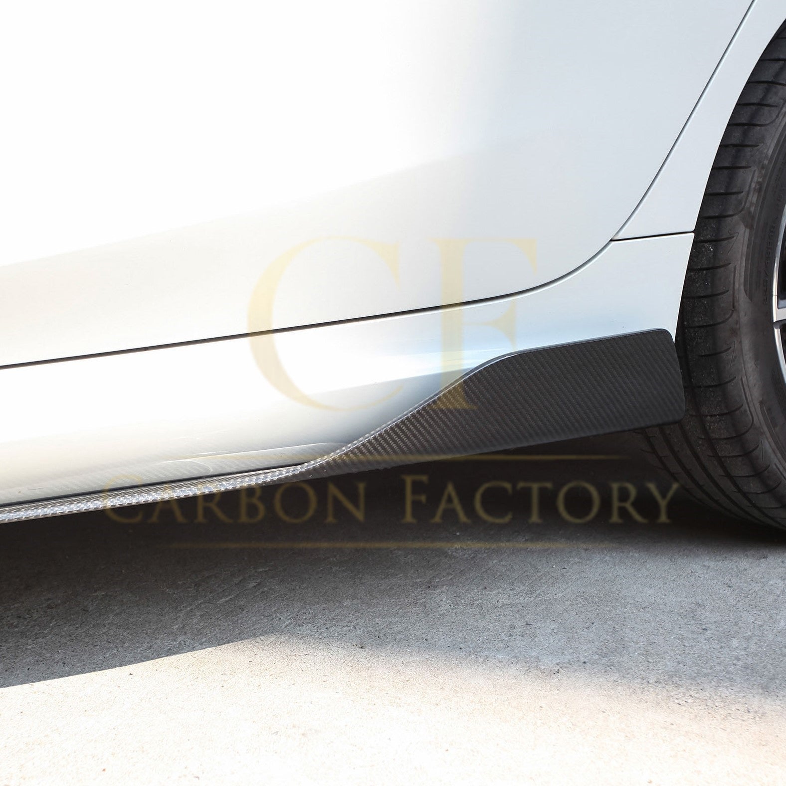 Universal Pre-preg Carbon Fibre Side Skirt Style G by Carbon Factory-Carbon Factory