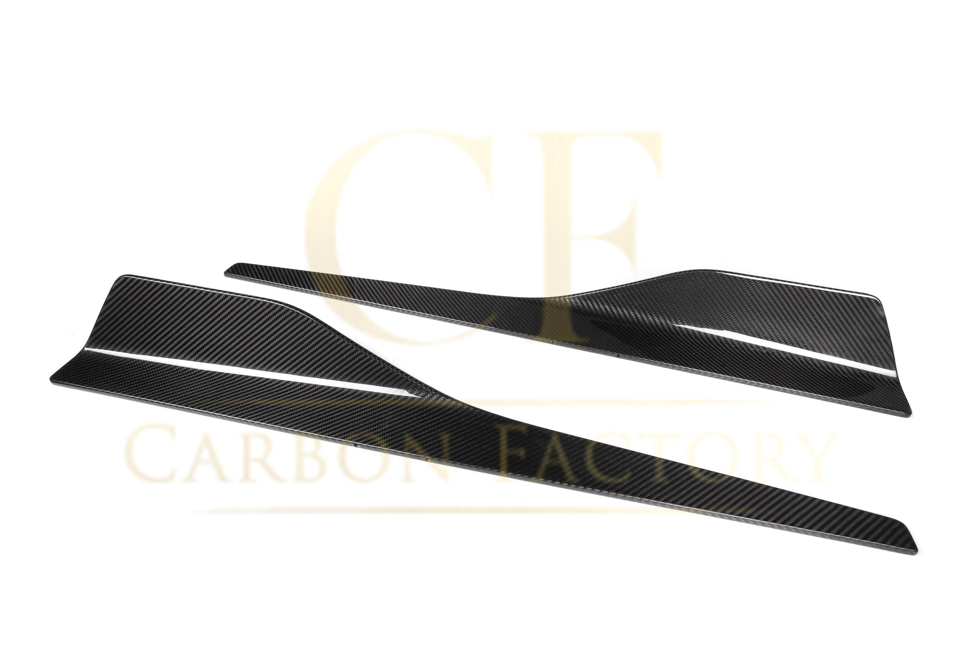 Universal Pre-preg Carbon Fibre Side Skirt Style G by Carbon Factory-Carbon Factory