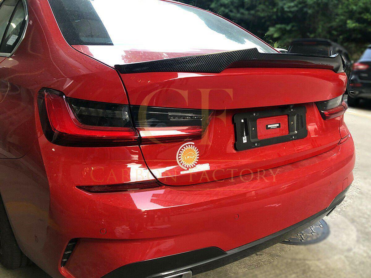 V Style Carbon Fibre Boot Spoiler for BMW G20 3 Series G80 M3 19-Present-Carbon Factory